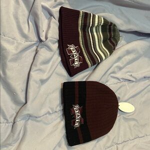 Mississippi State Striped and Solid Beanie Set with Logo